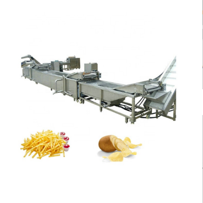 Fresh Frozen French Fries Sticks Fully Automatic Lays Potato Chips Making Machine Price